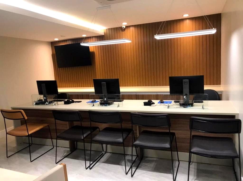 Sala do setor de imagem do Hospital São Luiz, em Vila Velha